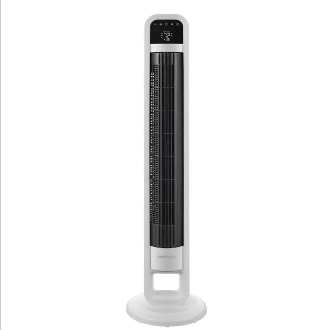 OmniBreeze Tower Fan with Internal Oscillation & remote control 38" Wifi