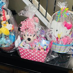 Custom Made Baskets For Easter (Read Description) 