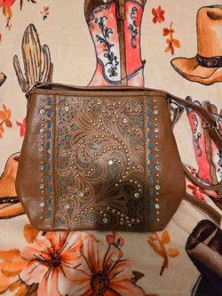 Montana West Studded Crossbody Purse