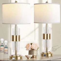 New Gold table Lamp Set