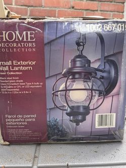 Exterior farm style lamp, set of 2