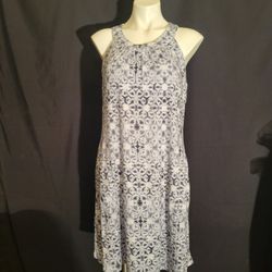Black White Grey Stretchy Dress