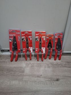 Milwaukee  tools.   Wire stripper. Long nose pliers