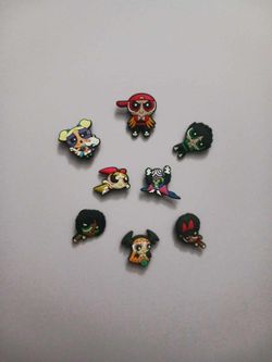 Powerpuff Girls Croc Charms 