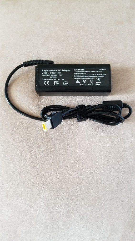 45W REPLACEMENT AC Power Adapter Charger For Lenovo ADLX45NLC3A ADLX45NCC3A ADLX45NDC3A ADLX45NCC2A ADLX45NLC2A 0B47030 0C195 6 45N0