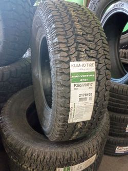 SET DE LLANTAS NUEVAS KUMHO AT 265 70 17