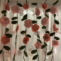 Hobby Lobby Felt Flower Pink Vines 