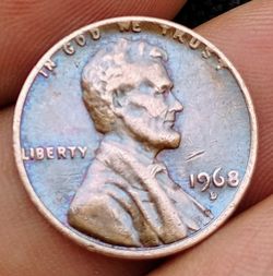 1968 D Penny