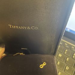 Tiffany & Co Infinity 18k Gold Earring One Only New