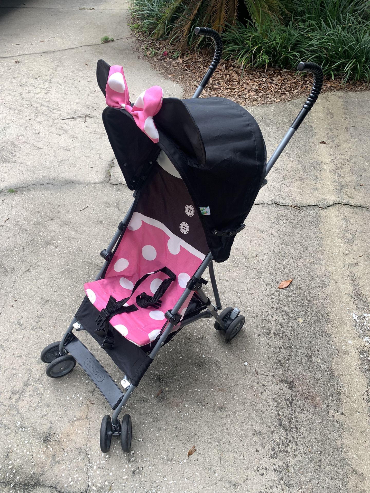 Disney Baby Minnie Umbrella Stroller With Basket - Chic & Comfy Adventure