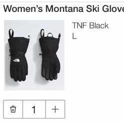 NORTHFACE Ski Gloves- Size 8-worn Once