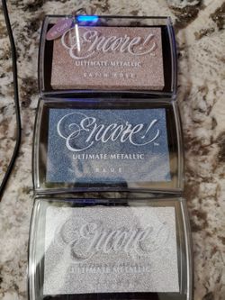 New ink stamping pads x3