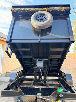 Brand New 12ft Long SCISSOR LIFT Hydraulic Dump Trailer FULLY LOADED 💪🏻