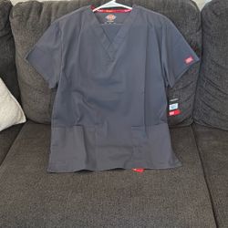 Dickies - Size Small Scrubs Unisex - Gray