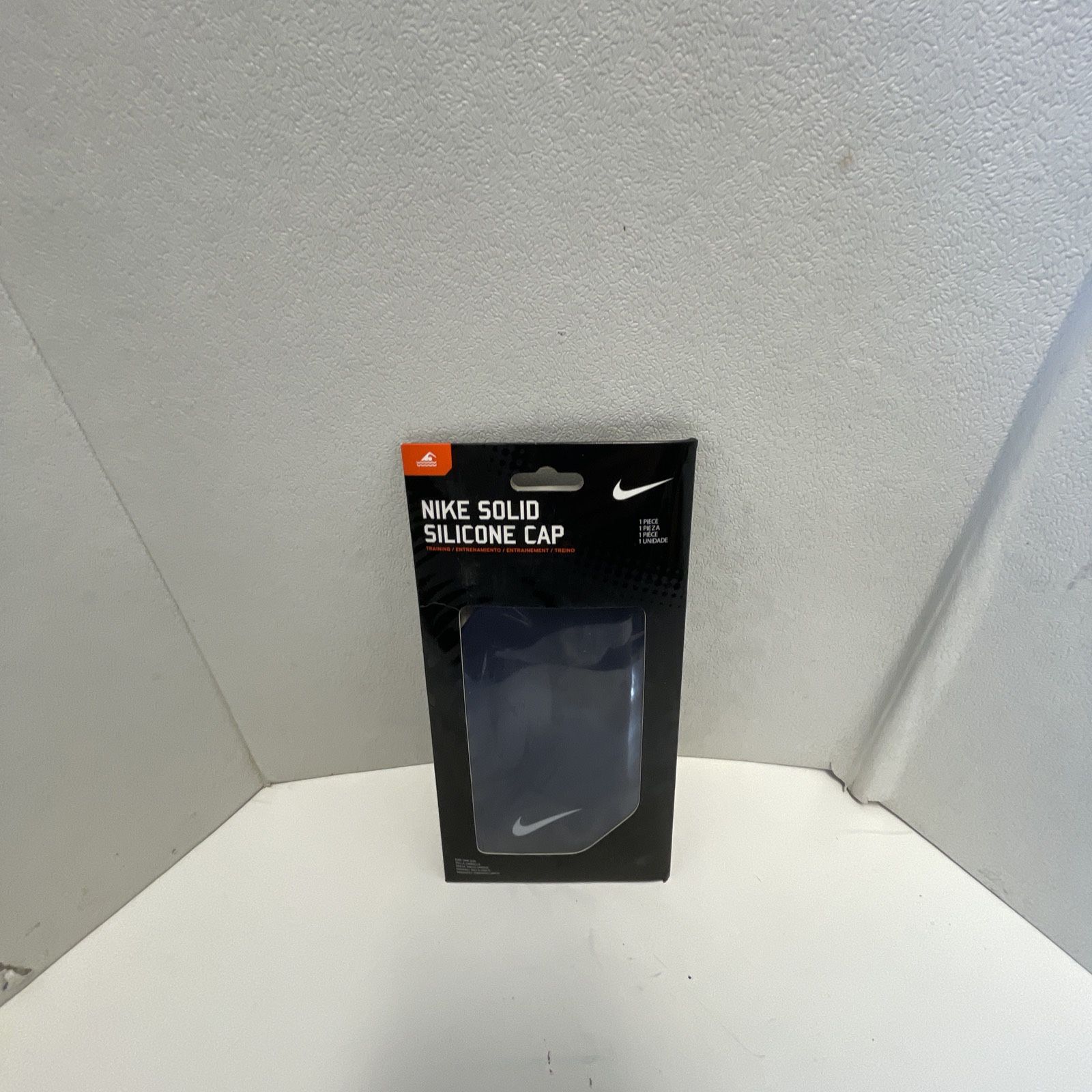 Nike Swim Performance Nike Solid Silicone Cap Training Swimming - Navy Blue New
