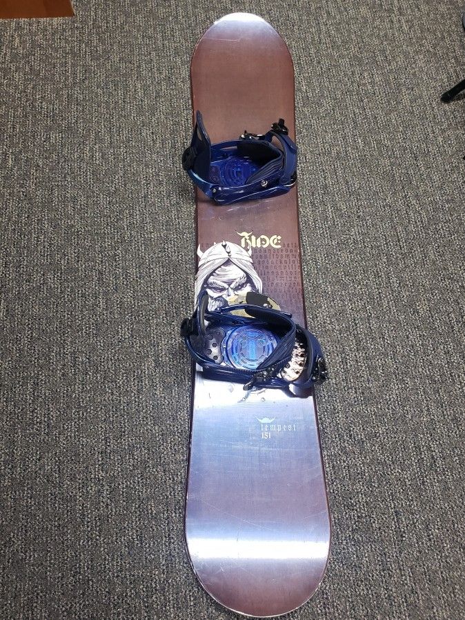 RIDE Tempest Snowboard 151cm W/Bindings