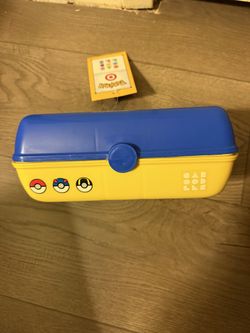 Pokemon x Caboodles Case Blue/Yellow - Target Exclusive