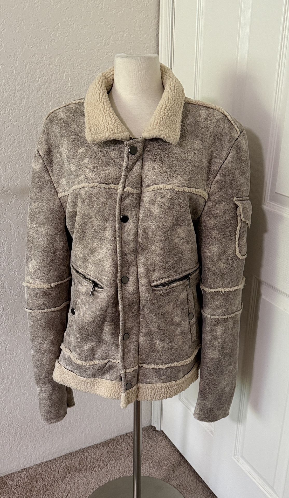 NWT Shearling Lined Jacket