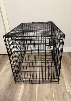 🐶 Pet Lodge Wire Dog Crate – Double Door, Foldable! 🏠✨