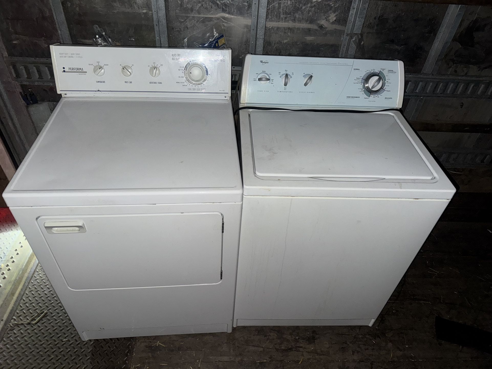 Whirlpool Washer & Dryer