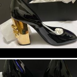 💯 Authentic  Dolce Gabbana size 39 gold heel
