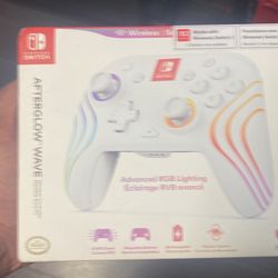 AFTERGLOW WAVE White Nintendo SWITCH / SWITch 2 WIRELESS CONTROLLER