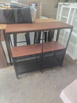 Industrial style cabinet