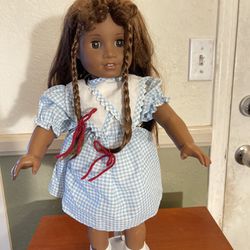 American Girl Doll With New Wig 