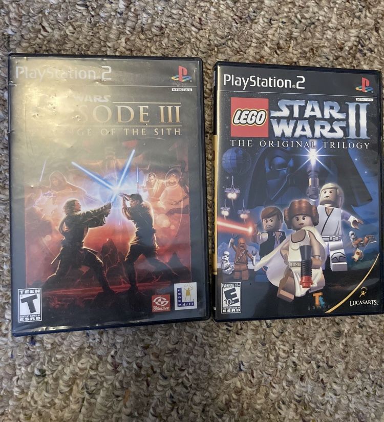 PS2: LEGO STAR WARS 2 & REVENGE OF THE SITH.