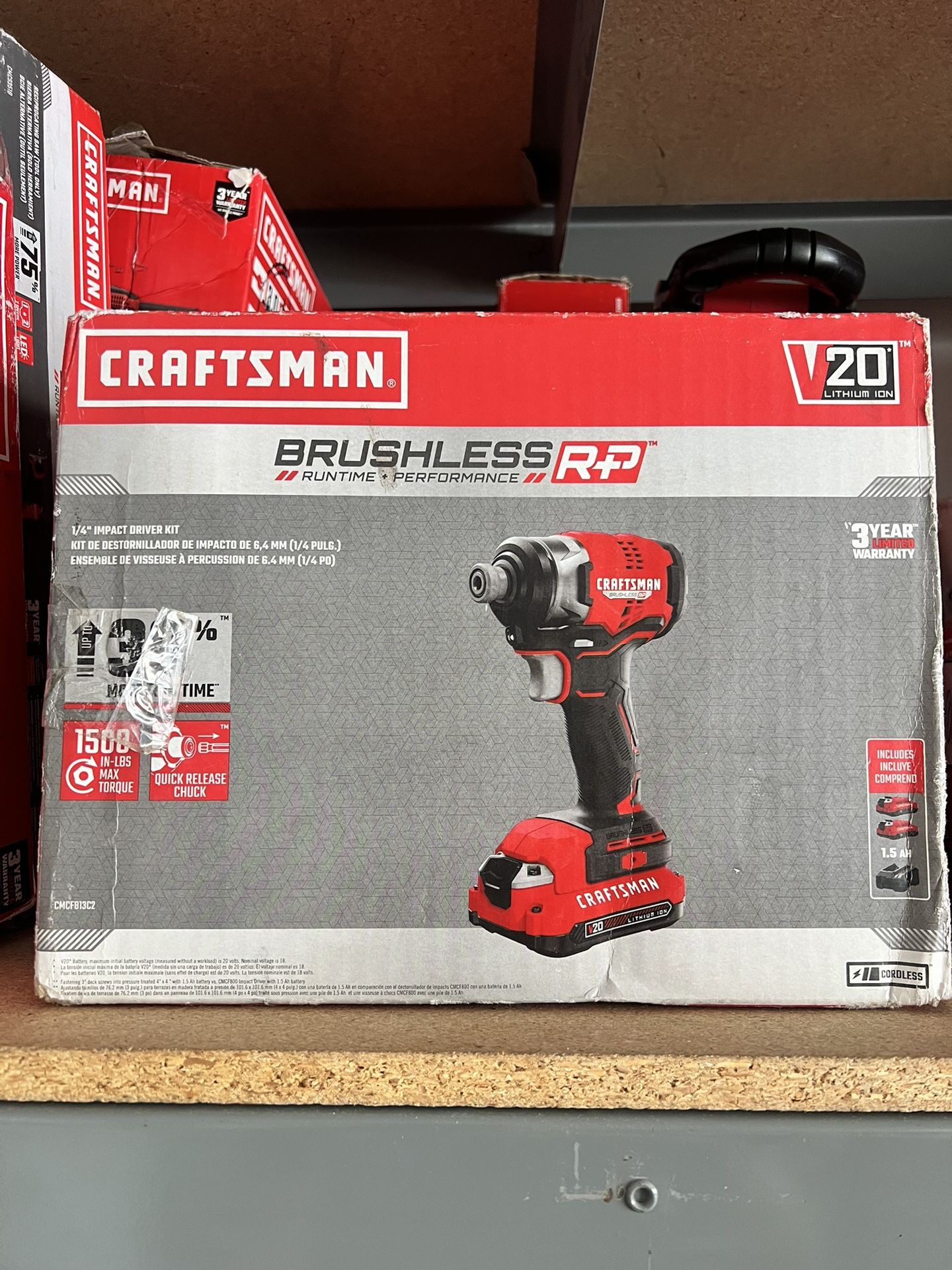 Craftsman 1/4 Brushless Impact Driver