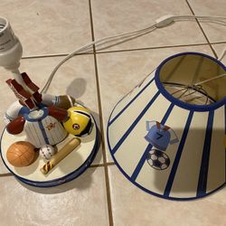 Boys Sports Bedroom Lamp