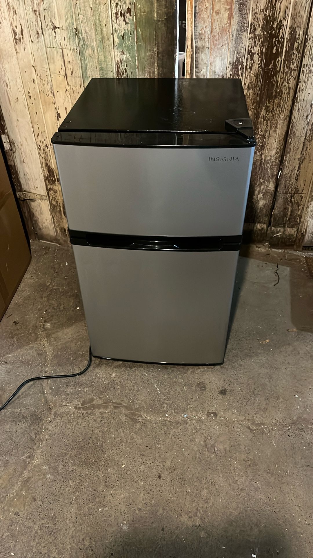 Functioning Stainless Steel Mini fridge/freezer