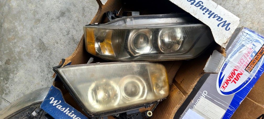 C5 Audi Allroad headlight and B6 Audi headlights