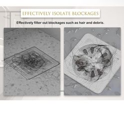 Disposable Shower Drain Hair Catcher (10pc) (.75each)