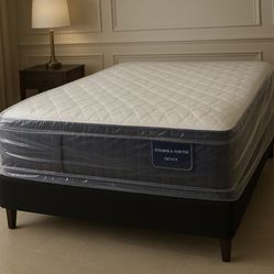 King Size Mattress Stearns & Foster 12” Inches Thick Wrapped in Plastic Direct From Factory Same Day Delivery  