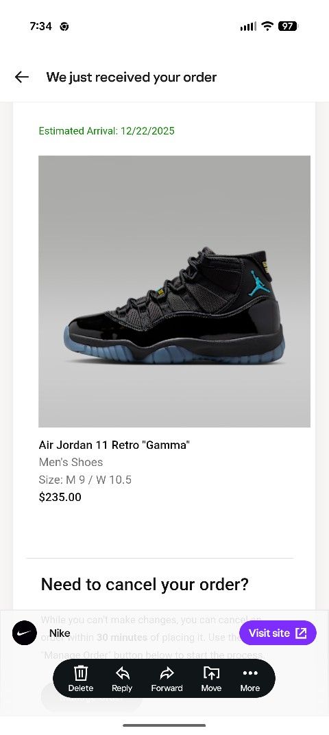 Air Jordan 11 Retro "Gamma"