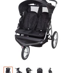 Double jogger Stroller 