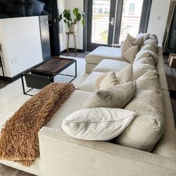 Crate & Barrel Lounge Sectional Sofa