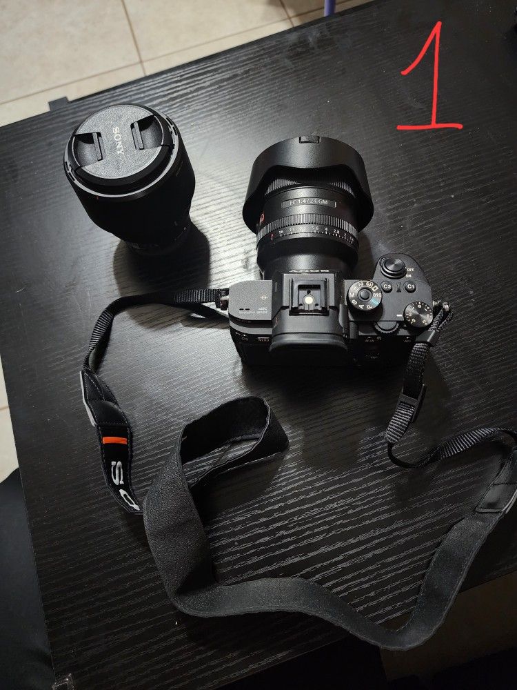 Sony A7riii Camera Body, Sony 24mm F1.4 GM Lens, Sony 85mm F1.8 Lens