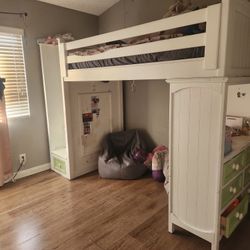 Wood Loft Bed