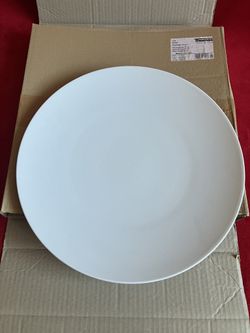 Thomas Rosenthal Concentric Circles LOFT WEISS SERVING PLATE 33cm 13" White ‼️ VERSACE - STORE CLOSING ... More Items Still Adding ...