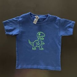 NEW-Glow in the dark 3T Dinosaur T-Shirt