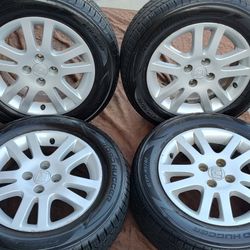 15" HONDA CIVIC WHEELS TIRES LIKE NEW
