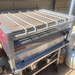 Commercial Hot Dog Machine With Bun Wormer  