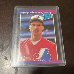 Randy Johnson Rated Rookie RC Baseball Cards 