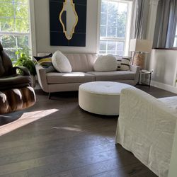 Round Cloth Coffee Table 