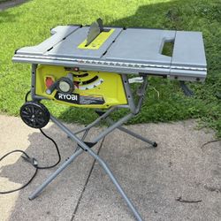RYOBI 10 in. Expanded Capacity Table Saw