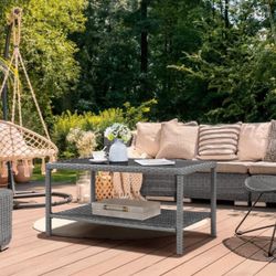 Wicker Coffee Table 