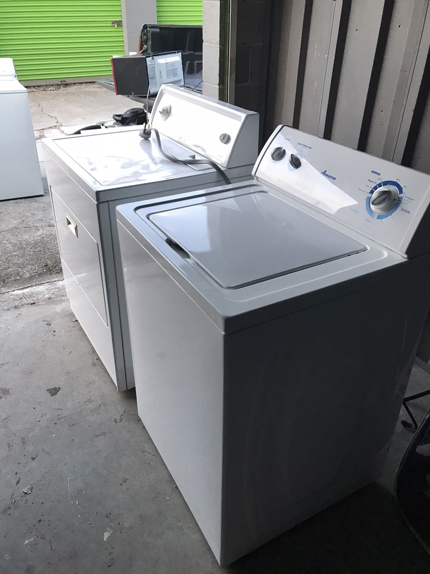 Washer and dryer set