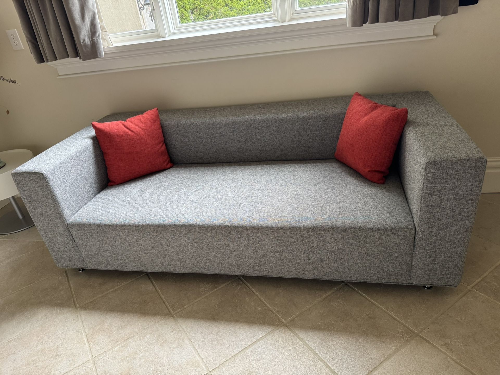 A Modern Gray Couch